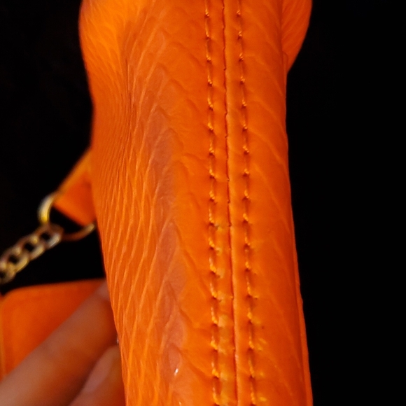 Nine West Neon Orange Festival Micro Bag - Picture 9 of 16